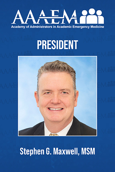 AAAEM 2026-27 Executive Committee - Stephen G. Maxwell, MSM