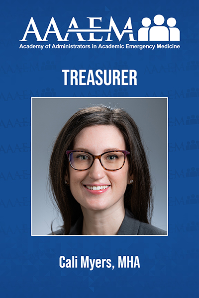 AAAEM 2026-27 Executive Committee 400x600 - Cali Myers, MHA