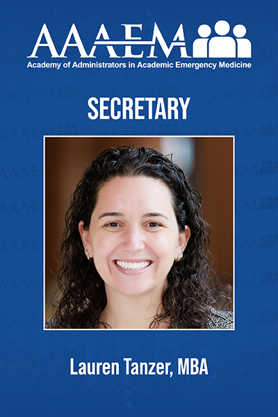 AAAEM 2026-27 Executive Committee 400x600 - Lauren Tanzer, MBA