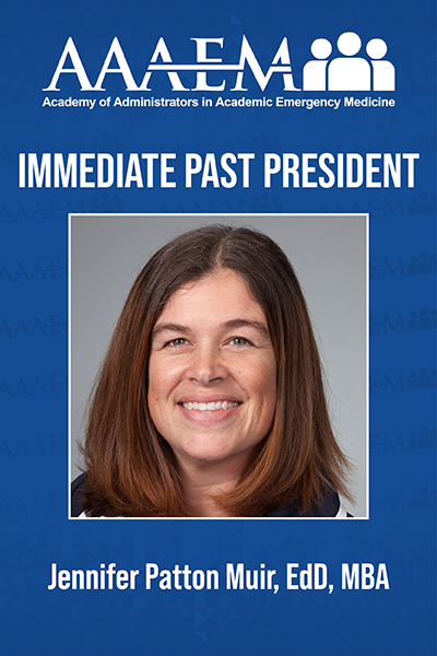 AAAEM 2026-27 Executive Committee 400x600 - Jennifer Patton Muir, EdD, MBA