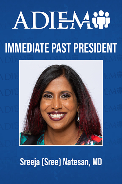 ADIEM 2026-27 Executive Committee 400x600 - Sreeja (Sree) Natesan, MD