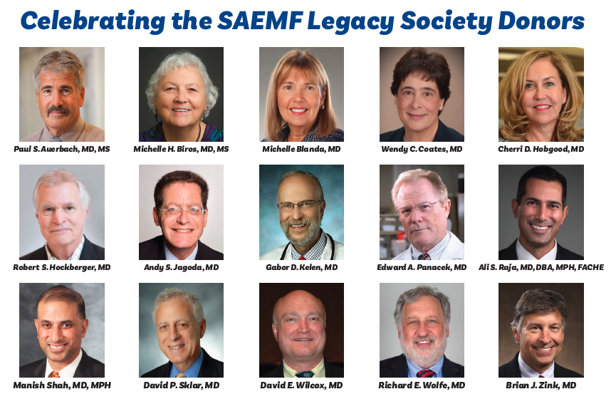 SAEMF Legacy Society Donors 
